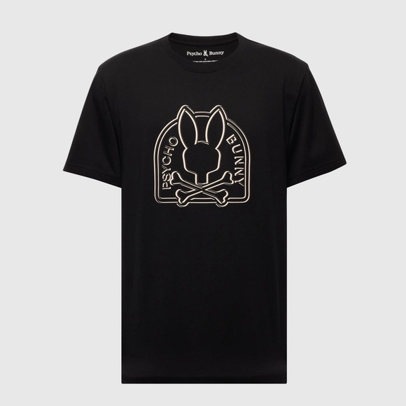 Psycho Bunny Melbourne Graphic Tee - Black